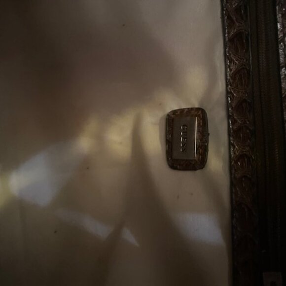 Guess VIntage Y2K Hobo Brown Faux Crocodile Shoulder Bag - Picture 7 of 7